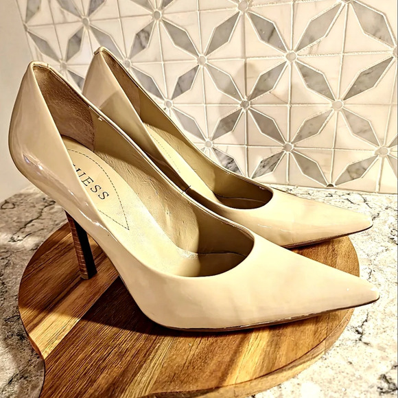 Guess Nude Heels Women's Size 10 - Picture 6 of 12